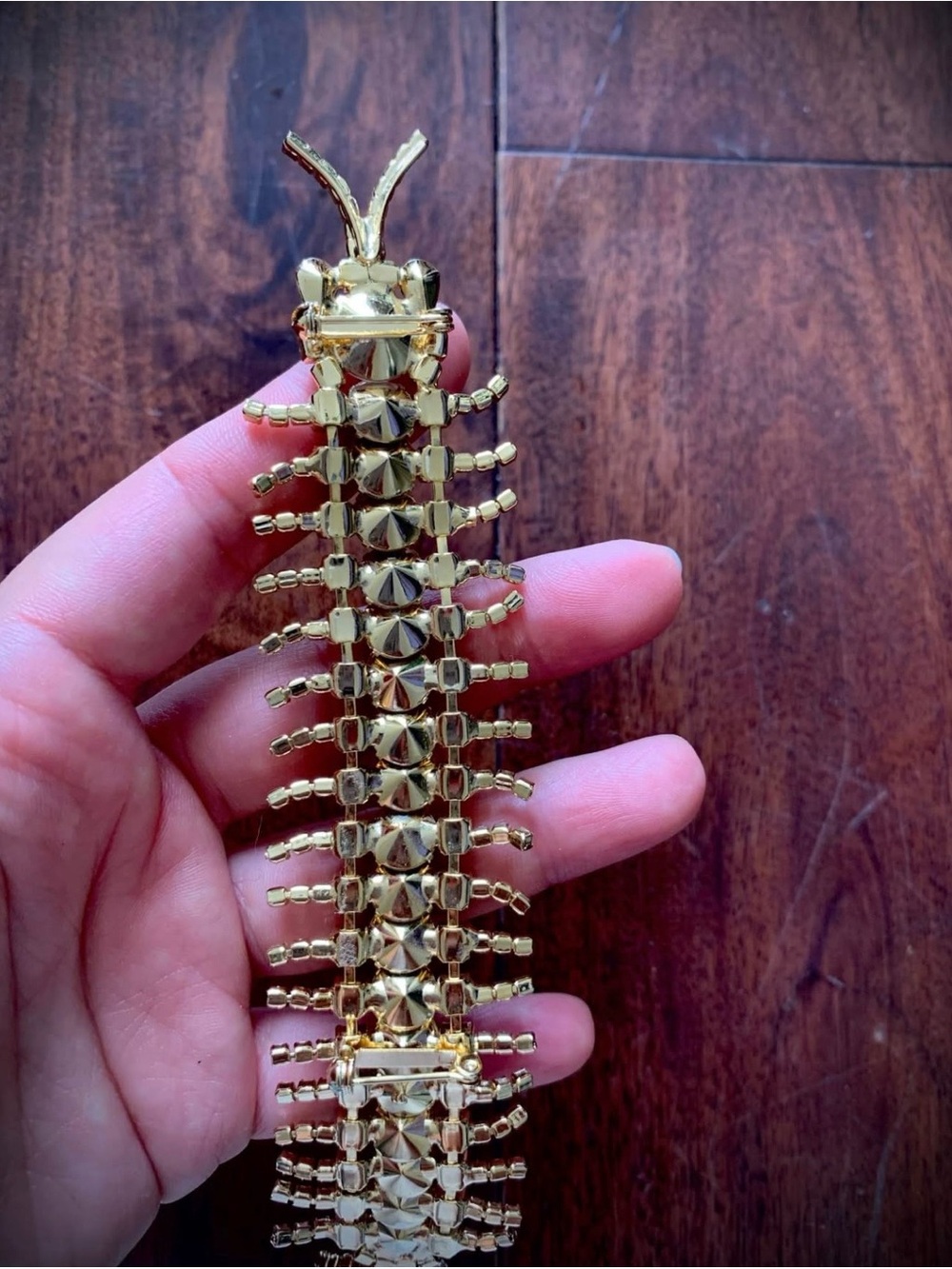 Insect Crystal Brooch - Picture 2 of 2